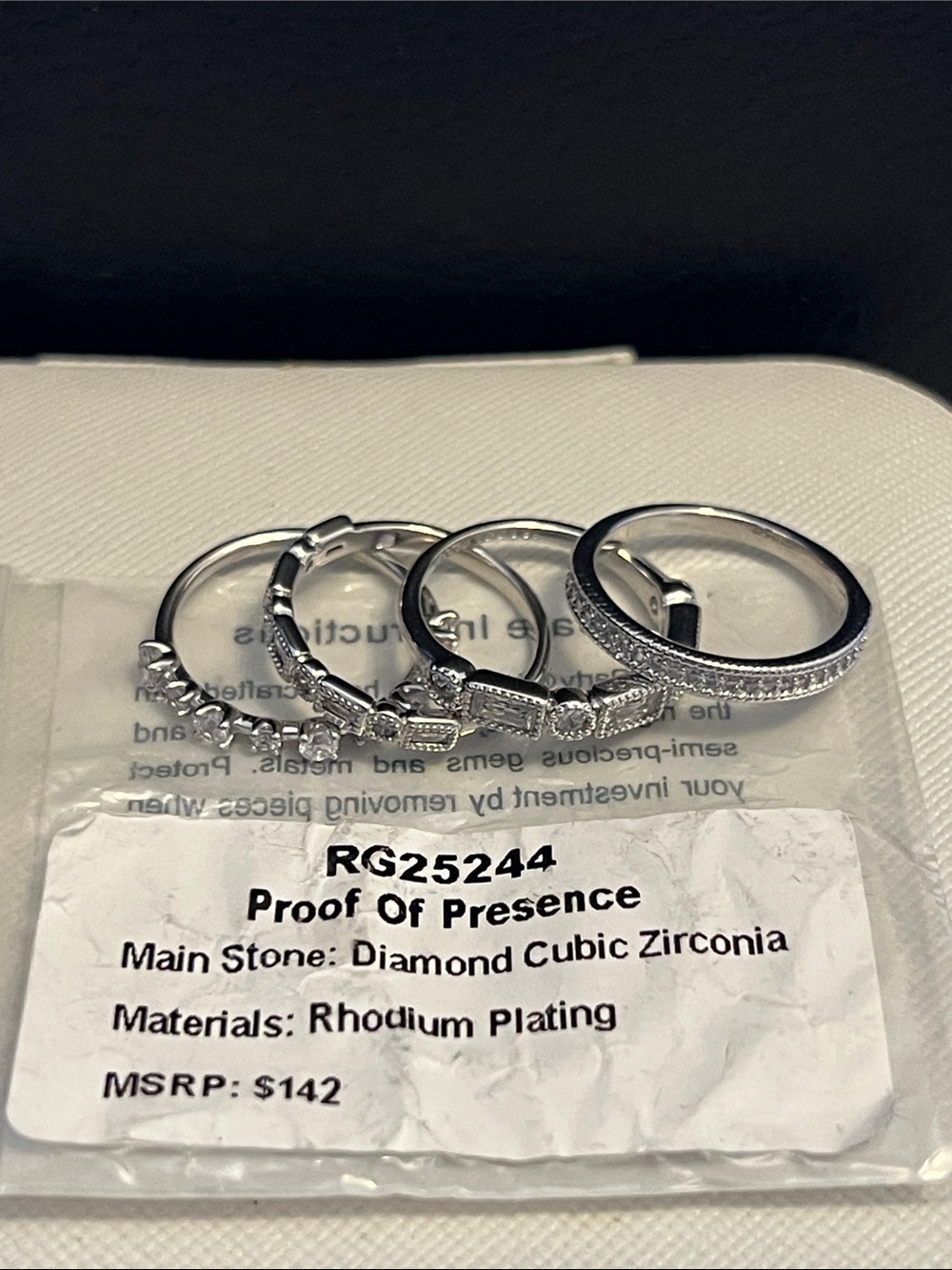 Bomb Party Proof Of Presence Delicates rings